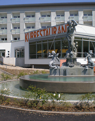 Das Kurhotel kurz vor der Eröffnung.