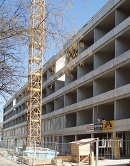 Rohbau der Geriatrie