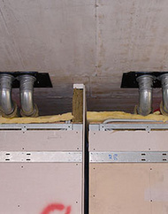 Deckendurchbrüche mit Horizontaler-Brandabschottung