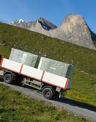 Steigungen über 20% mussten überwunden werden