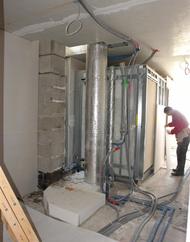 Beplanken der Fertigbäder